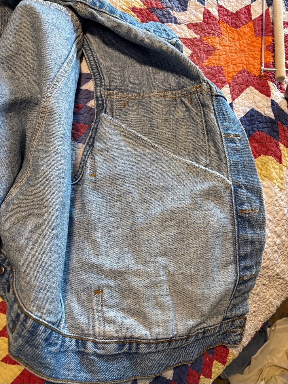 Levi's Light Blue Denim Vest - Picture 3 of 3